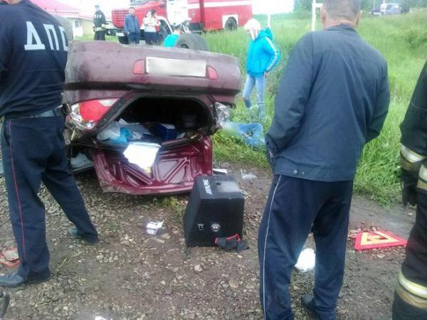 В Дагестане автомобиль Kia Spectra упал в кювет, погиб пенсионер
